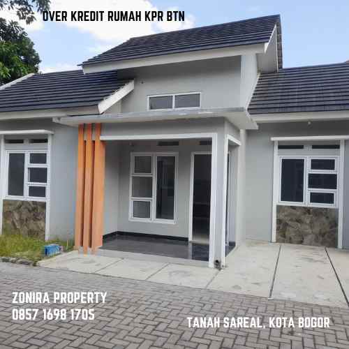 dijual rumah tanah sareal kota bogor