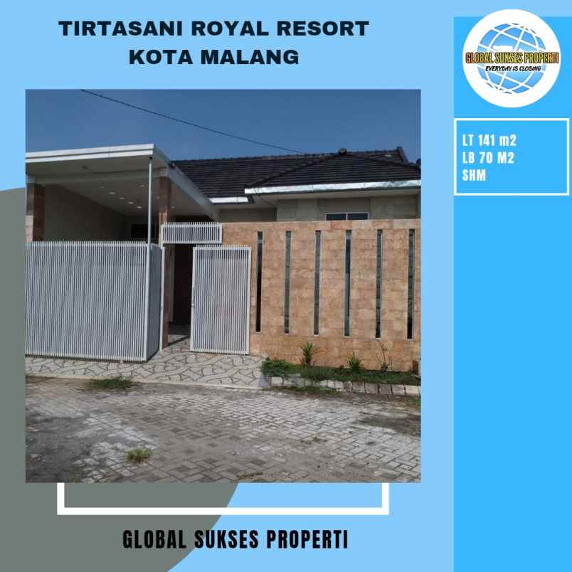 dijual rumah tirtasani royal resort