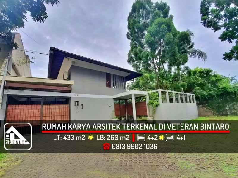 dijual rumah veteran pesanggrahan