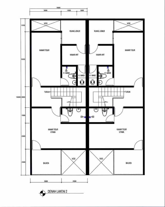 dijual rumah villa kalijudan indah