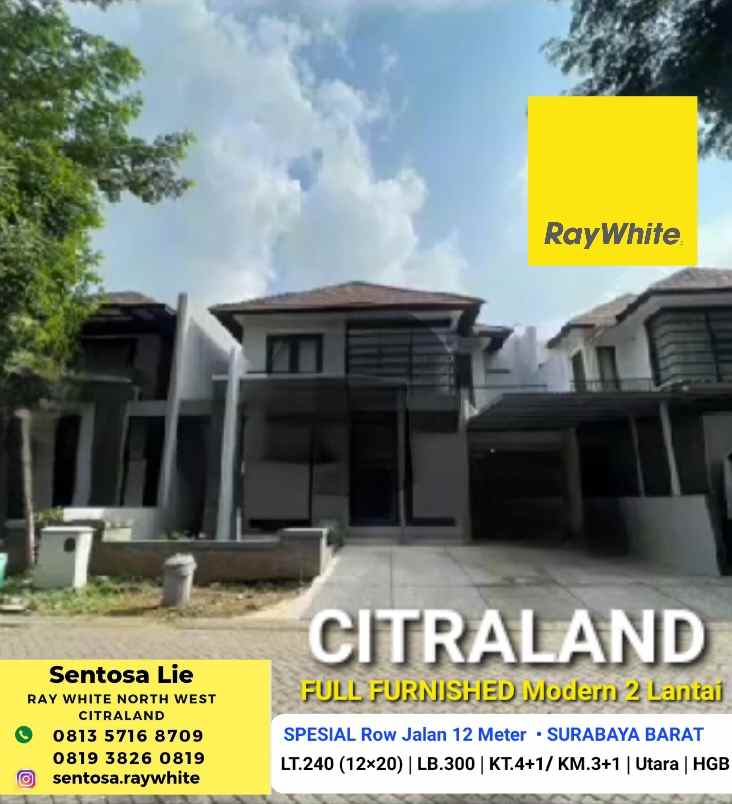 dijual rumah waterfront citraland