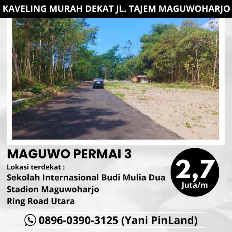 dijual tanah banjeng maguwoharjo depok