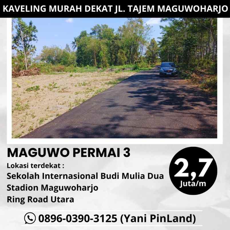 dijual tanah banjeng maguwoharjo depok