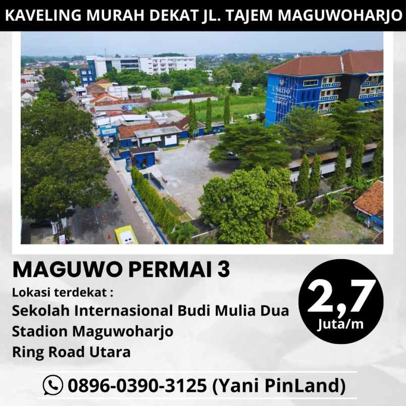 dijual tanah banjeng maguwoharjo depok