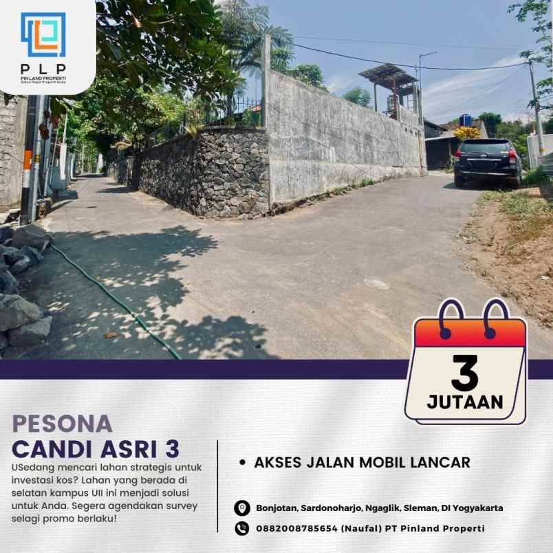 dijual tanah bonjotan sardonoharjo