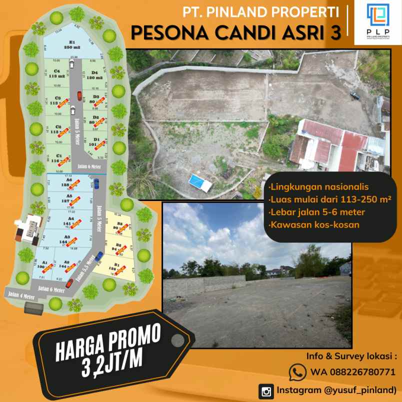 dijual tanah bonjotan sardonoharjo