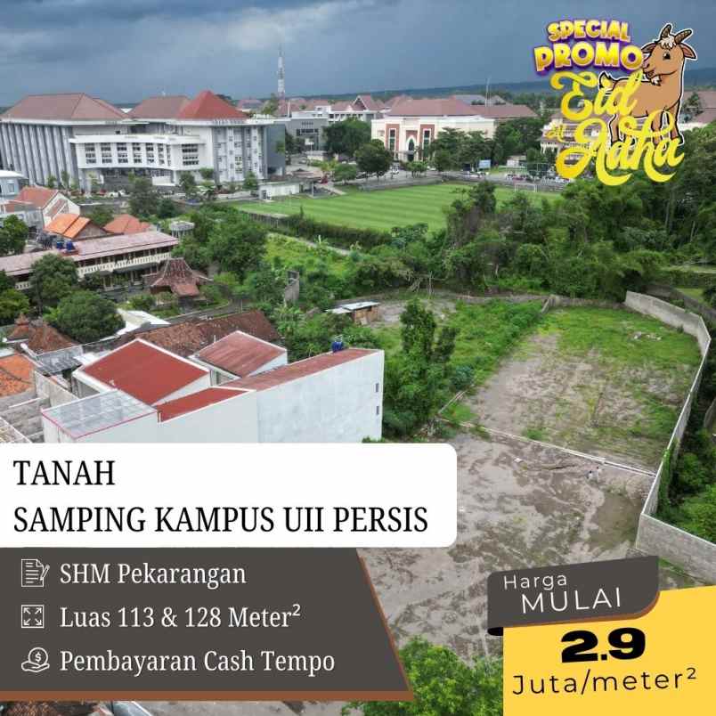 dijual tanah bonjotan selatan persis