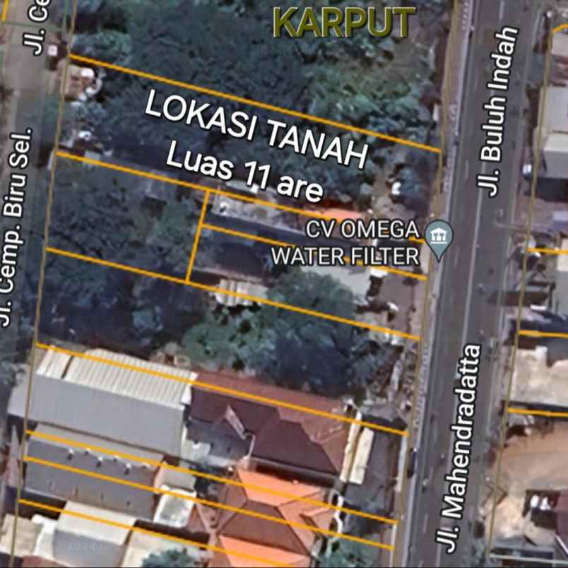 dijual tanah buluh indah