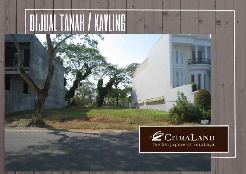 dijual tanah citraland surabaya