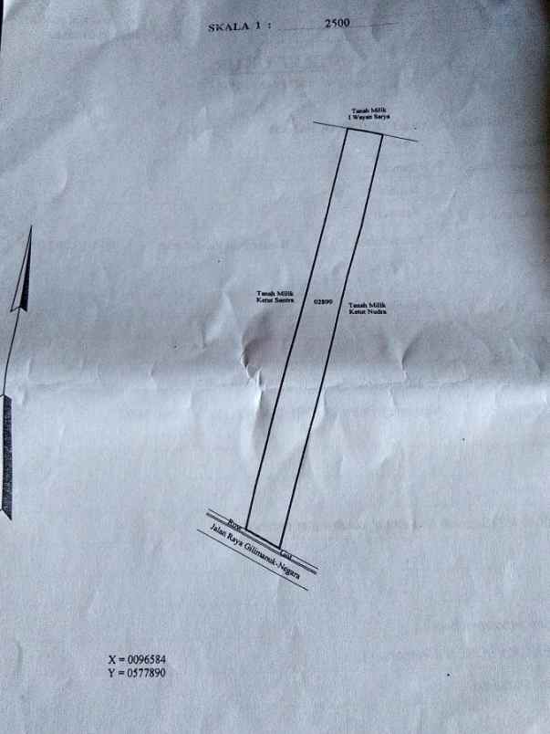 dijual tanah di jalan utama negara denpasar gilimanuk