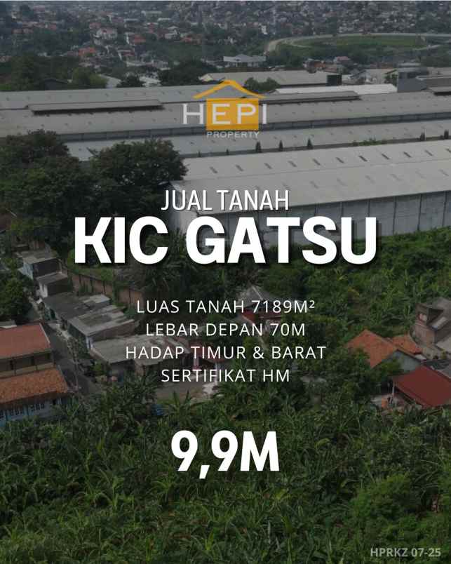 dijual tanah gatsu