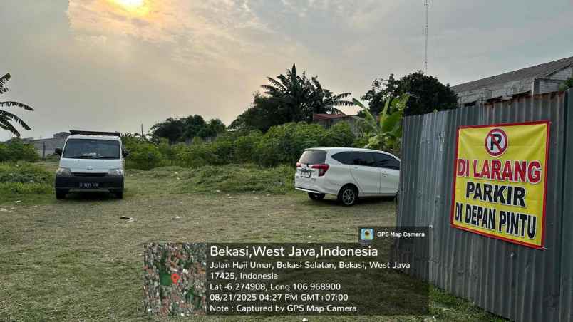 dijual tanah jalan h umar