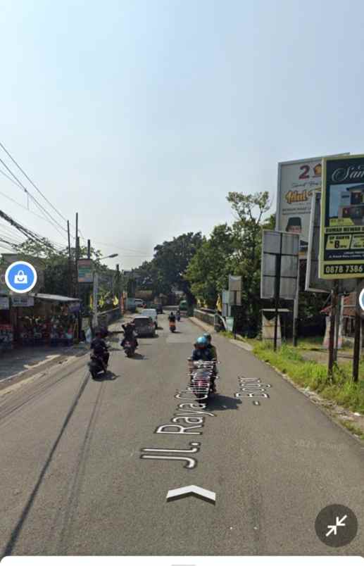 dijual tanah jalan raya cibungbulang