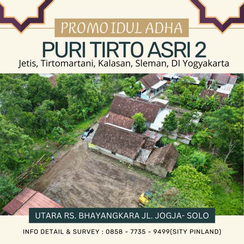 dijual tanah jetis tirtomartani kalasan