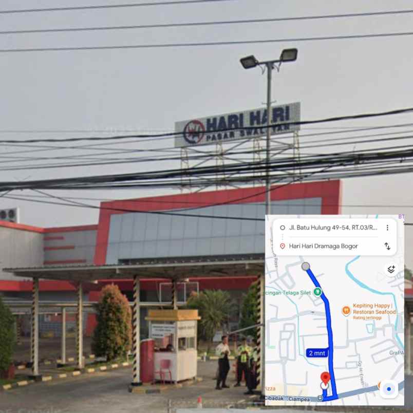 dijual tanah jl batu hulung margajaya