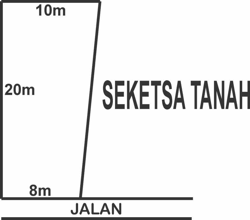 dijual tanah jl brigjen katamso rt03