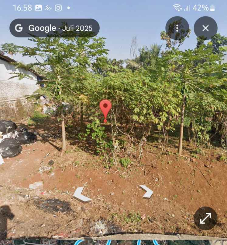 dijual tanah jl jayadikarta cihanyir