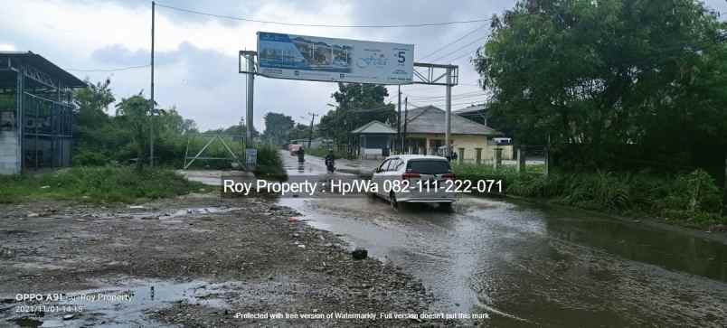 dijual tanah jl marunda makmur