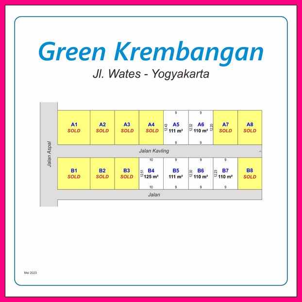 dijual tanah jl milir krembangan