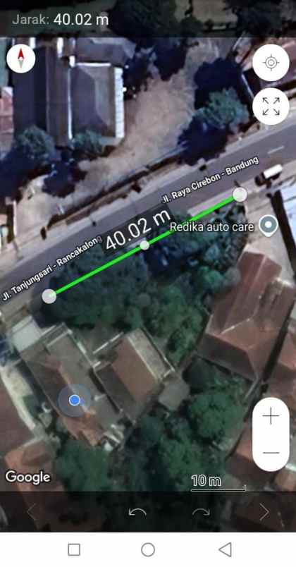 dijual tanah jl raya bandung