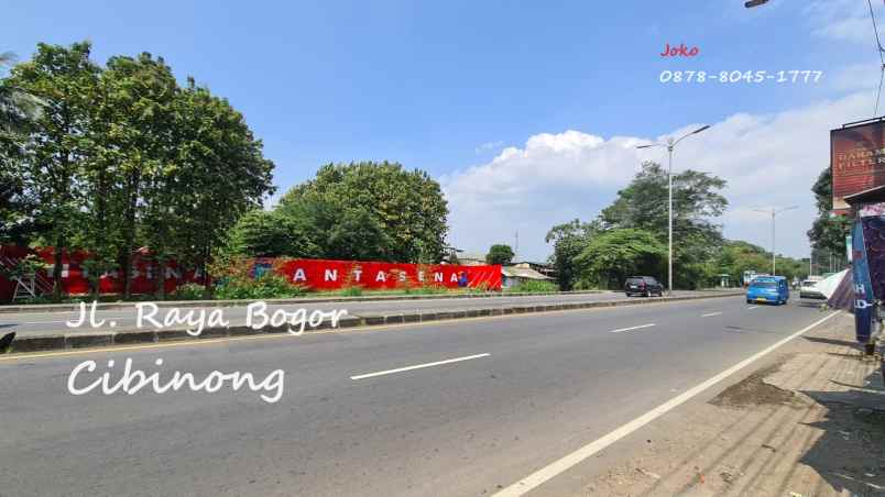 dijual tanah jl raya bogor km 51