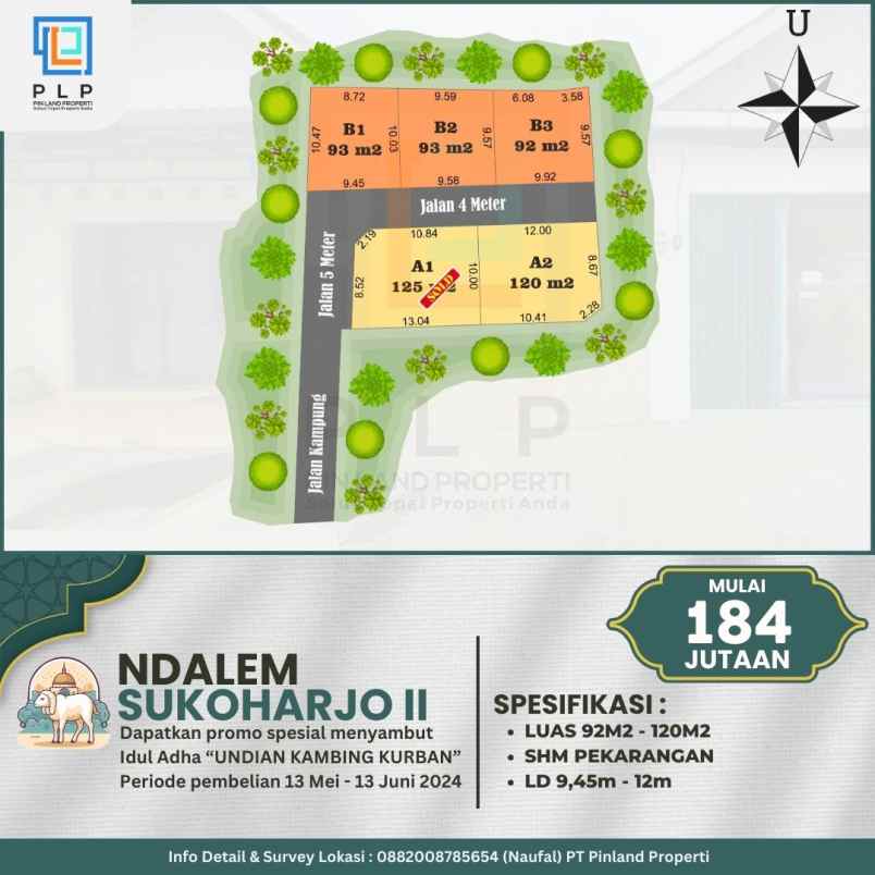 dijual tanah losari sukoharjo ngaglik