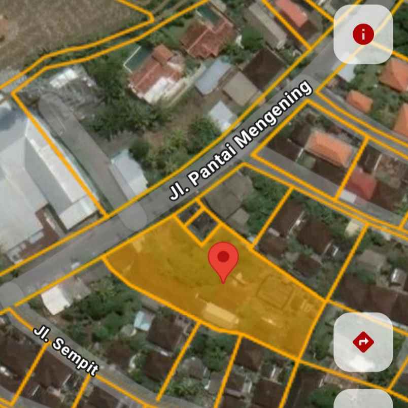 dijual tanah pantai mengening