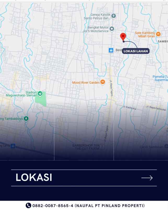 dijual tanah pucanganom wedomartani