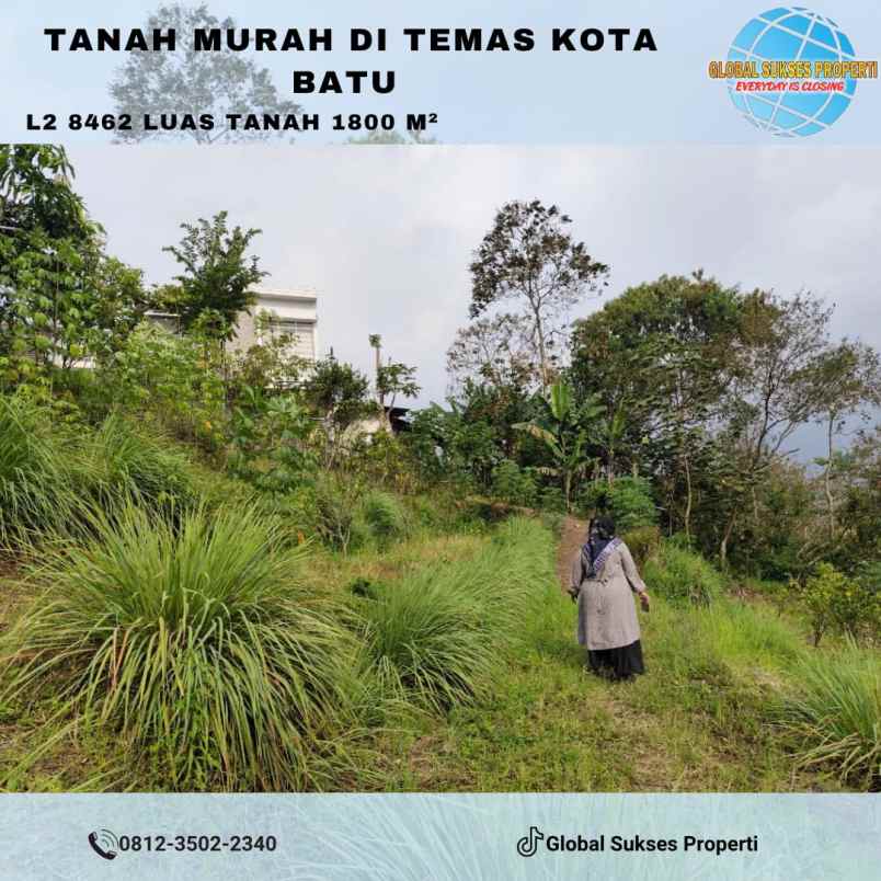 dijual tanah temas