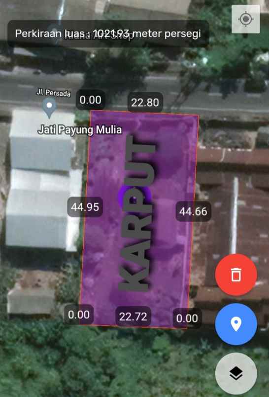 dijual tanah teuku umar barat