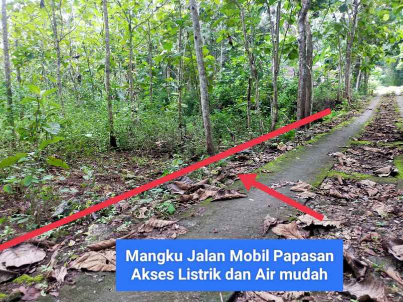 dijual tanah wonosari