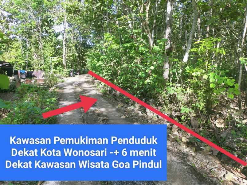 dijual tanah wonosari