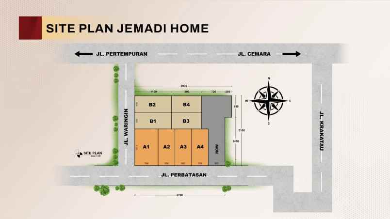 dijual villa jemadi home jalan waringin