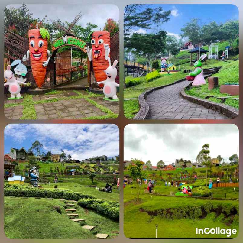 dijual wisata taman kelinci tanah kavling