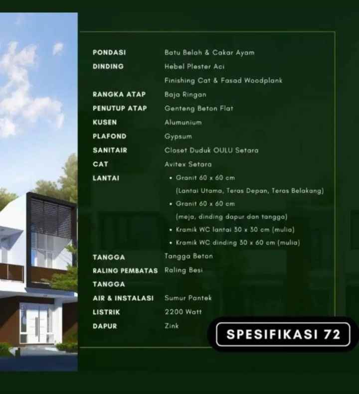 grand alifia kota bogor rumah 2 lantai