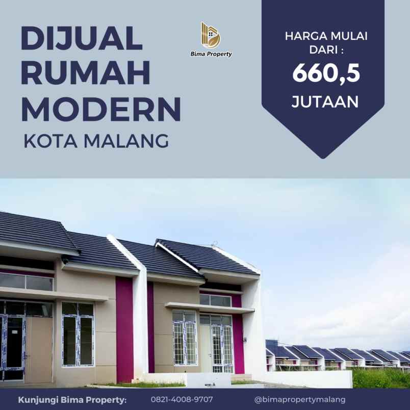 hunian modern view pegunungan kota malang