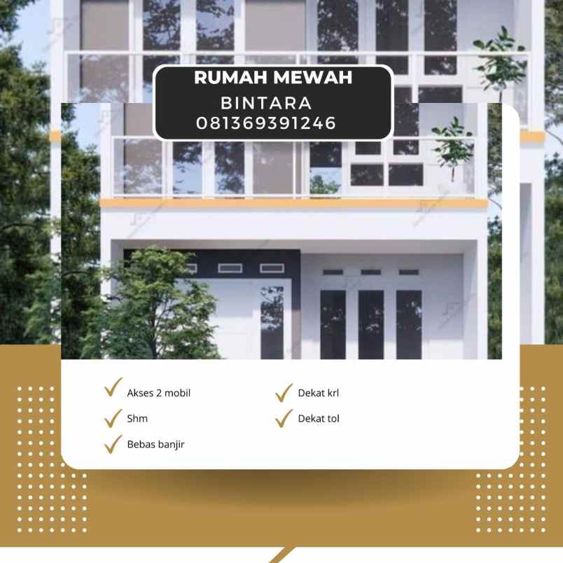 jual murah rumah bintara