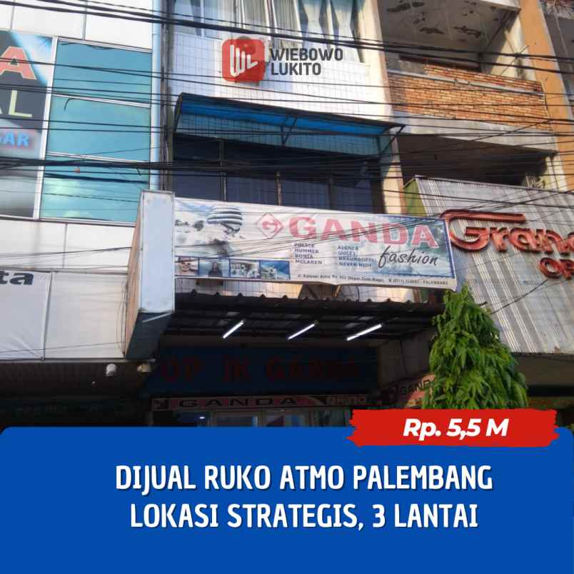 jual ruko atmo palembang