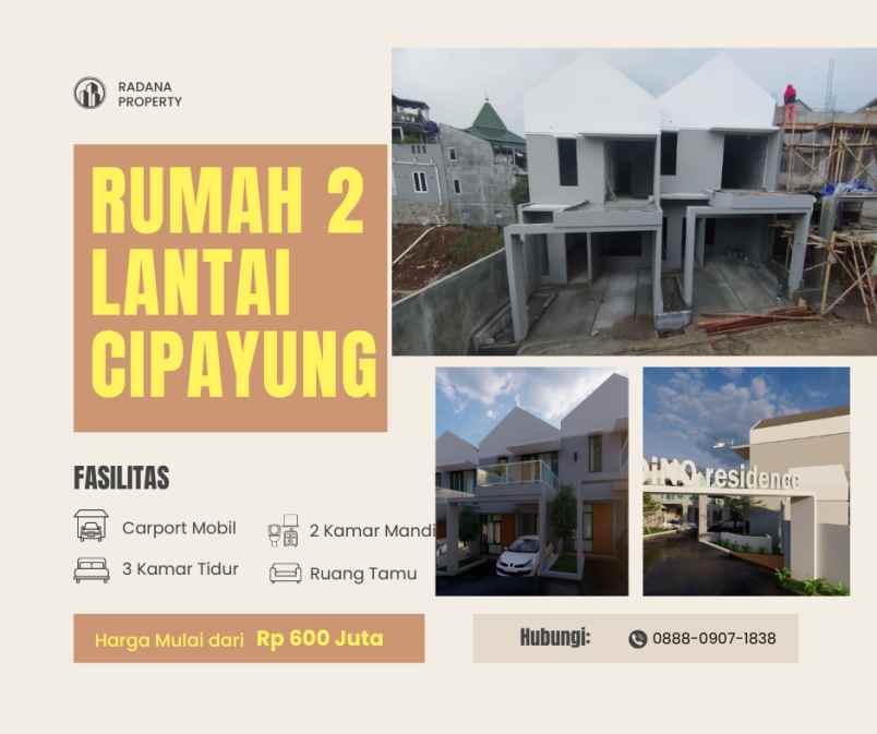 jual rumah 2 lantai termurah sejakarta timur