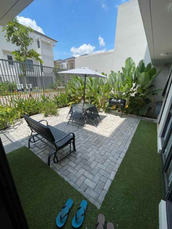 jual rumah cluster aerra by eonna di bsd