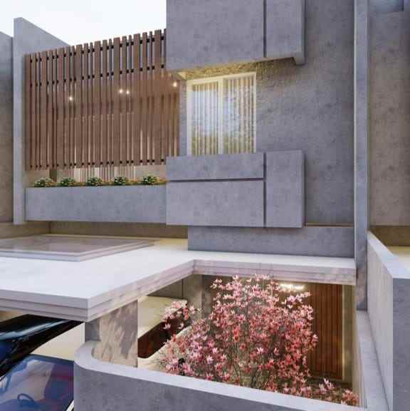 jual rumah modern 2 lantai 2 menit ke artos mall