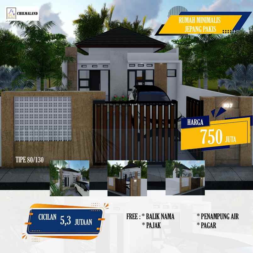 jual rumah pesan bangun shm desain modern kudus jateng