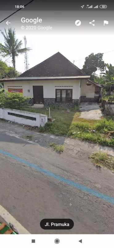 jual rumah strategis pinggir jalan besar