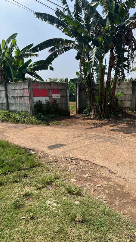 jual tanah kosong luas di bojong kamal legok tangerang