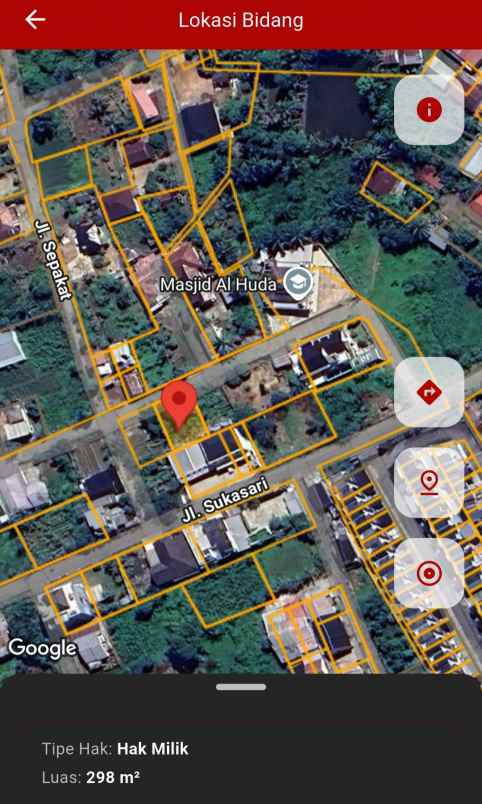 jual tanah lokasi strategi