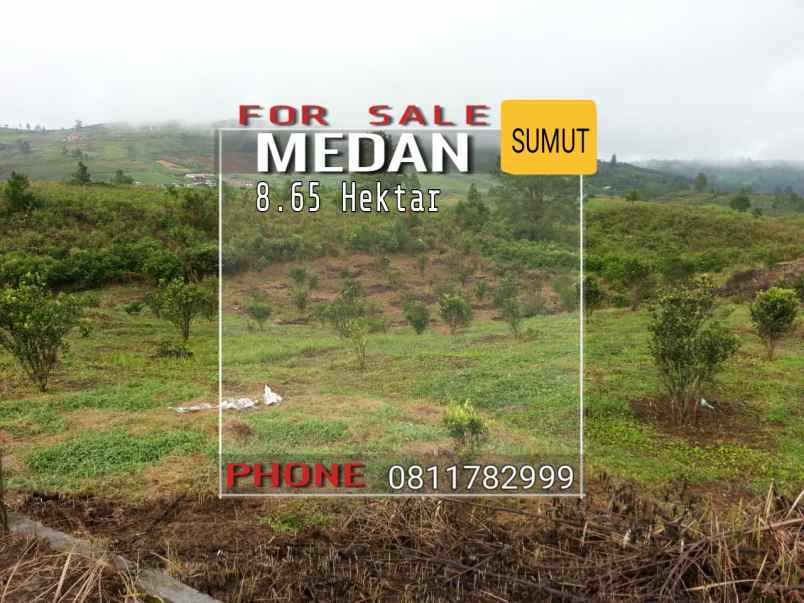 jual tanah puncak siosar medan sumatra utara