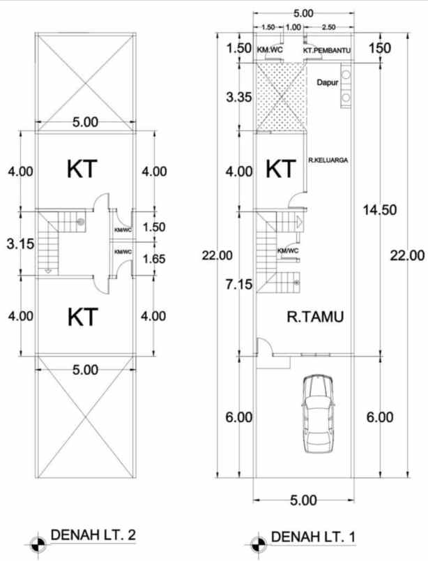 on progres rumah minimalis 2 lantai di ketintang madya