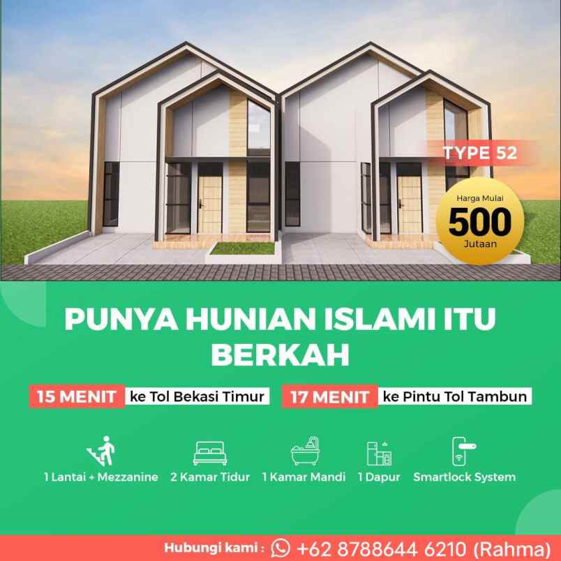 perumahan syariah muslim mustika jaya kota bekasi