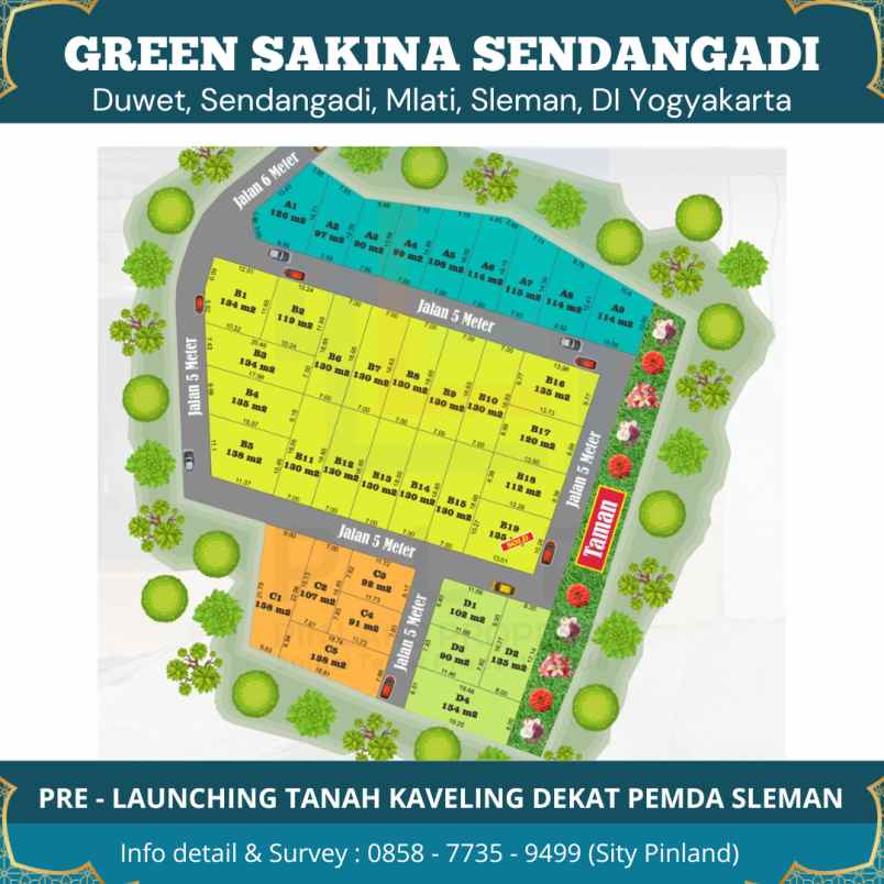 promo pre opening tanah kaveling dekat pemda sleman