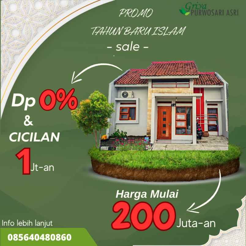 promo rumah tanpa dp wonogiri kota